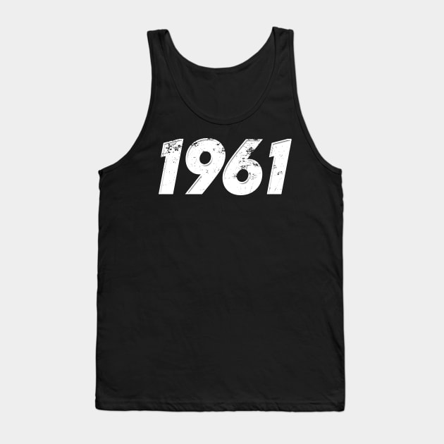 1961 - Vintage Grunge Effect Tank Top by j.adevelyn